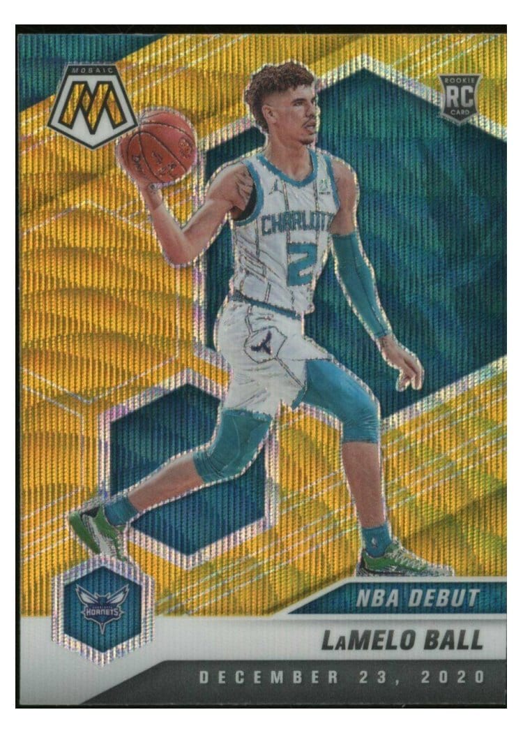 2020 Panini Mosaic LaMelo Ball #262 card