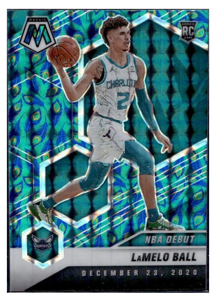 2020 Panini Mosaic LaMelo Ball #262 card
