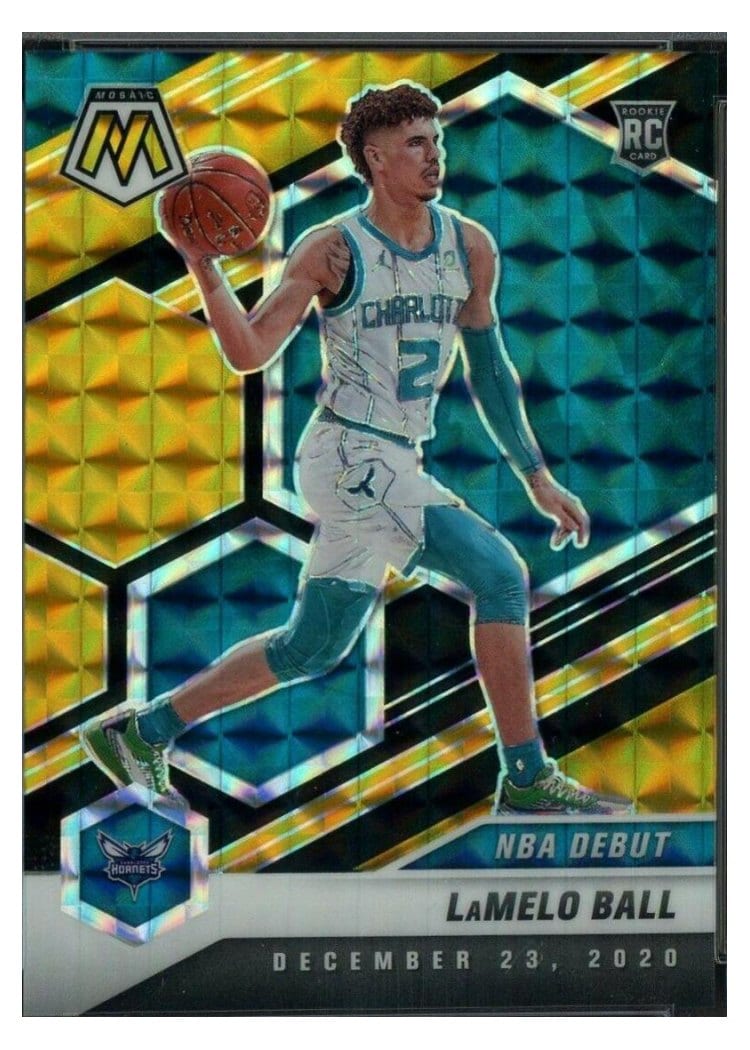2020 Panini Mosaic LaMelo Ball #262 card