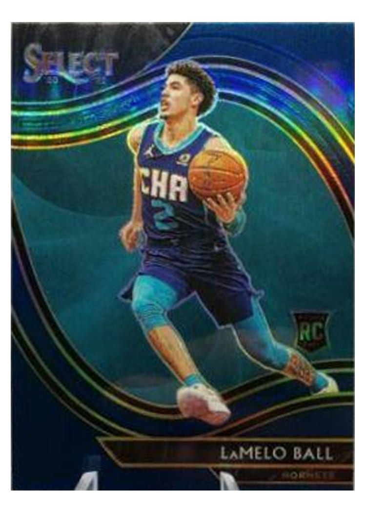 2020 Panini Select LaMelo Ball Blue Prizm #298 card