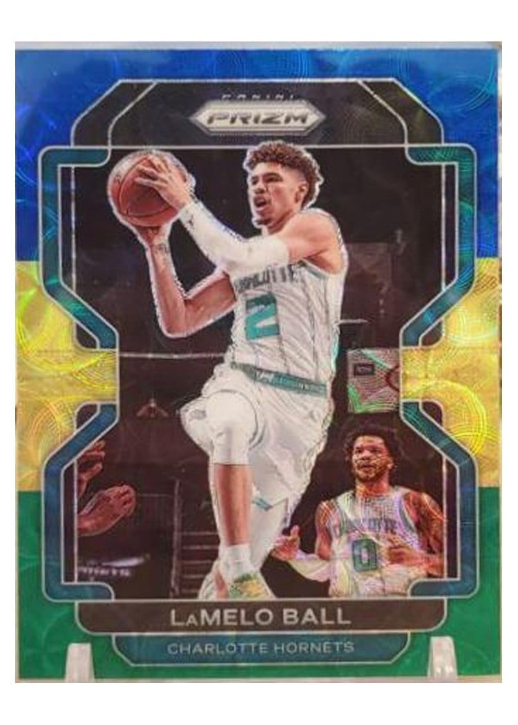 2021-22 Panini Prizm Base Set LaMelo Ball #185 card