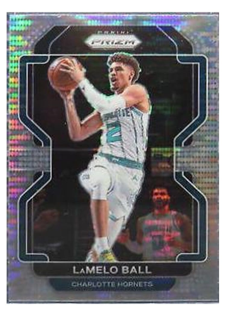 2021-22 Panini Prizm Base Set LaMelo Ball Pulsar Prizm #185 card