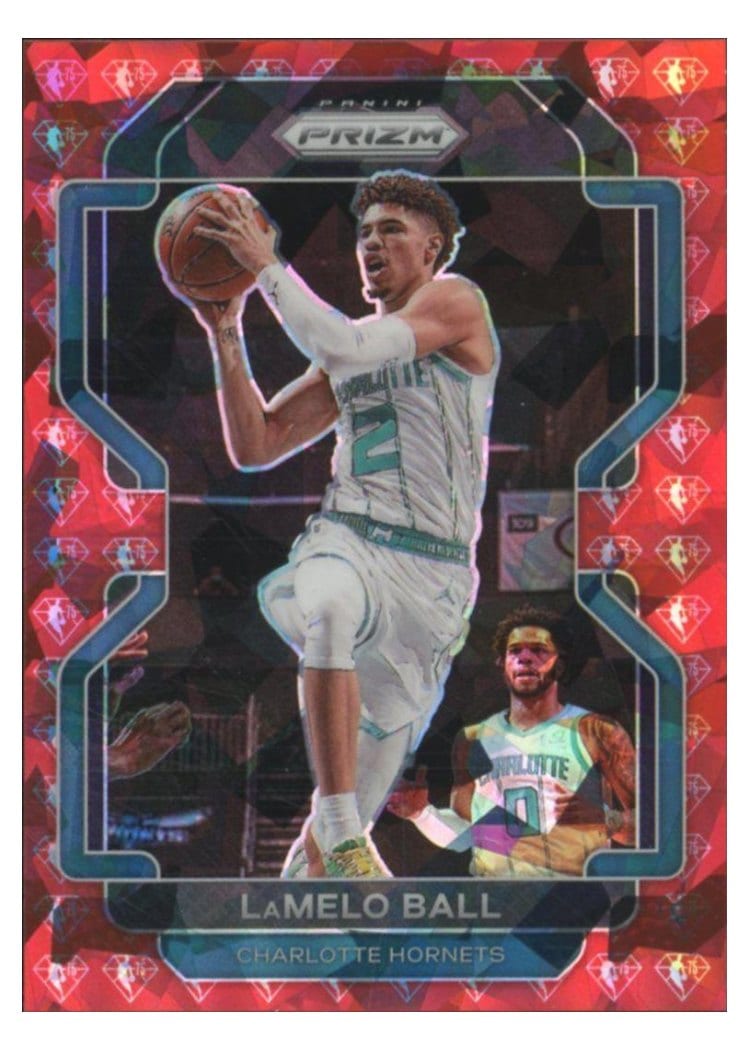 2021-22 Panini Prizm Base Set LaMelo Ball #185 card