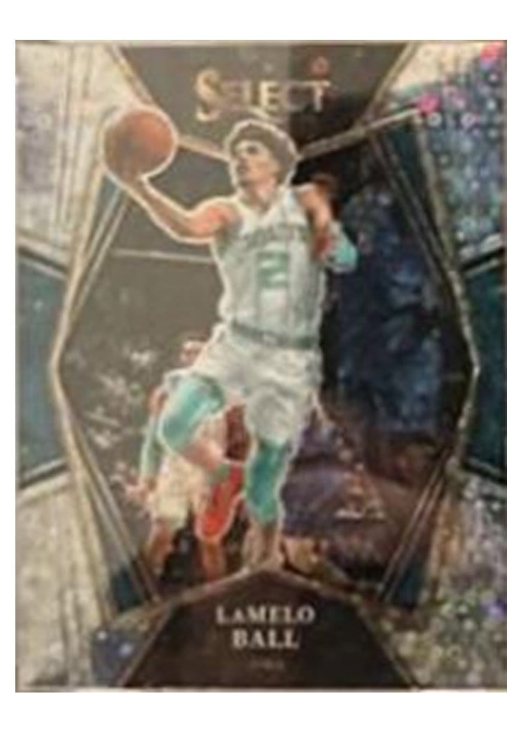 2021-22 Panini Select Base Set LaMelo Ball #185 card