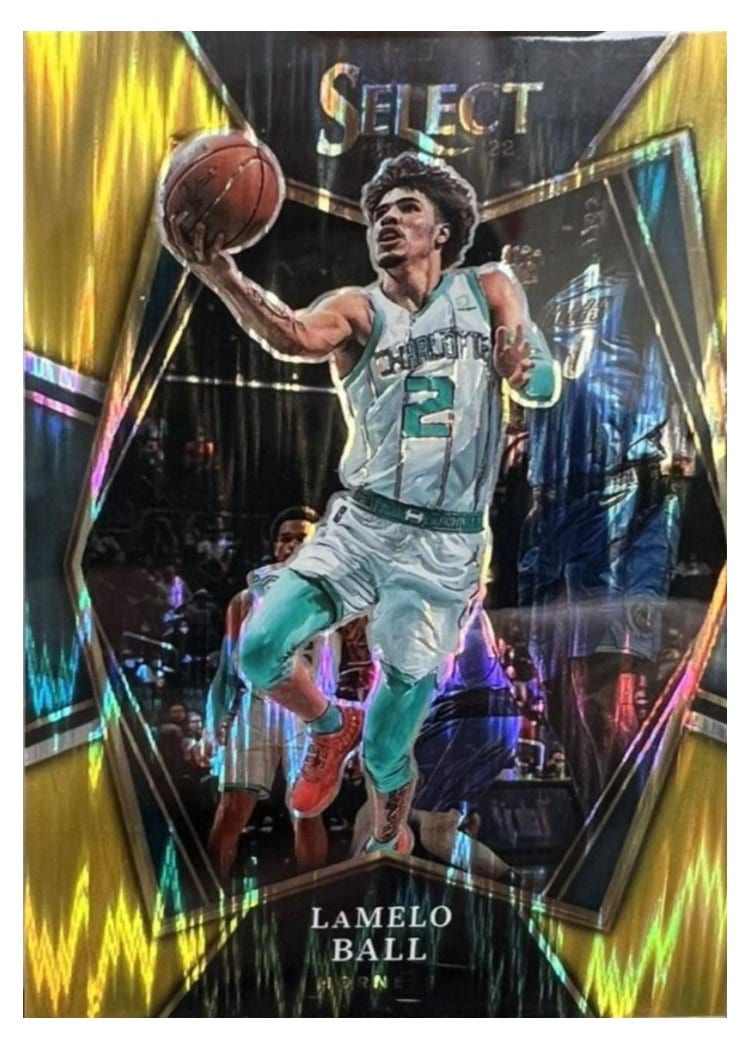 2021-22 Panini Select Base Set LaMelo Ball #185 card