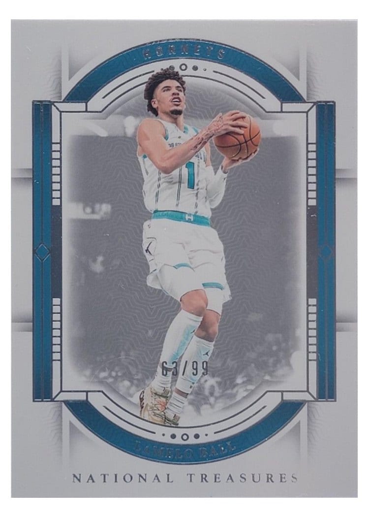 2023-24 Panini National Treasures Base Set LaMelo Ball #96 card