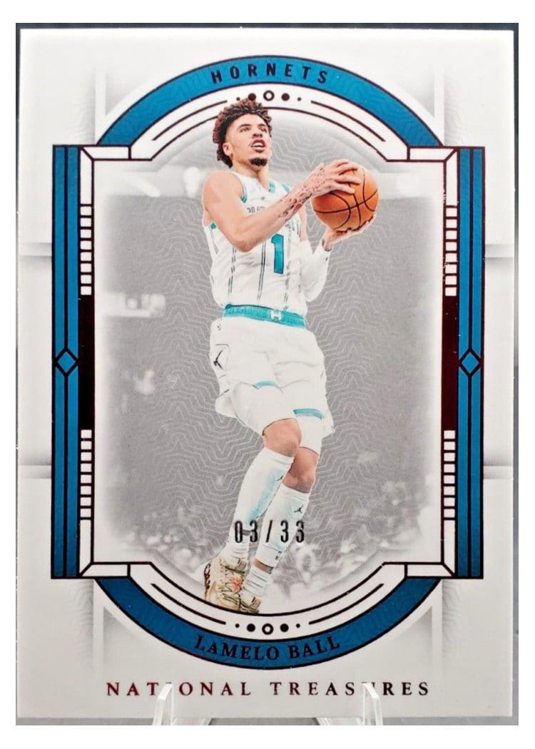 2023-24 Panini National Treasures Base Set LaMelo Ball #96 card