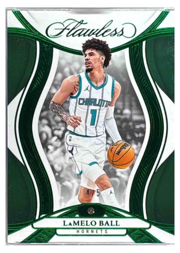 2024-25 Panini Flawless Base Gems LaMelo Ball #37 card