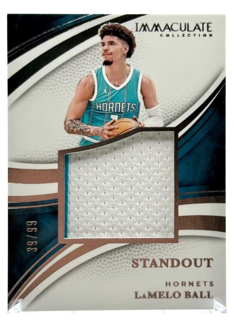 2024-25 Panini Immaculate Collection Standout Memorabilia Set LaMelo Ball #7 card