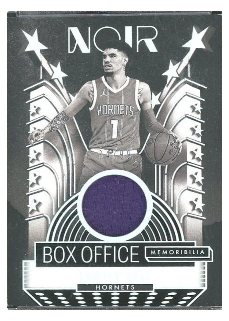 2024-25 Panini Noir Box Office Memorabilia Set LaMelo Ball #10 card