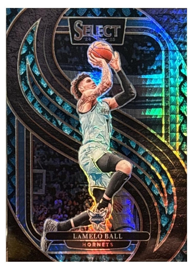 2024-25 Panini Select Base Set LaMelo Ball Dragon Scale Prizm #147 card