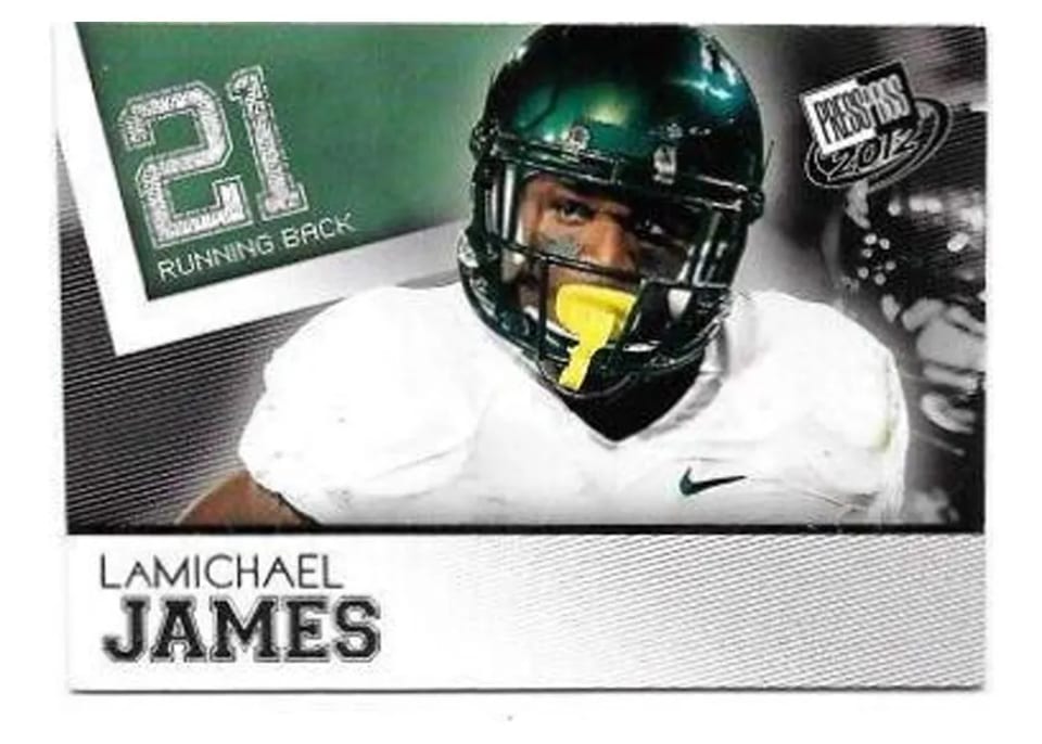 2012 Press Pass LaMichael James #23 card
