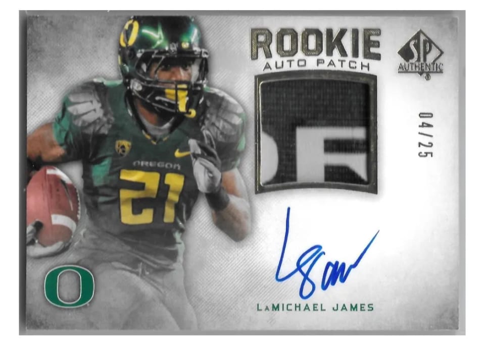2012 SP Authentic LaMichael James #269 card