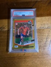 2023 Panini Donruss Lamine Yamal Gold #54 card