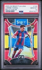 2023 Panini Select La Liga Lamine Yamal #136 card