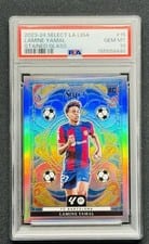 2023 Panini Select La Liga Stained Glass Lamine Yamal #15 card