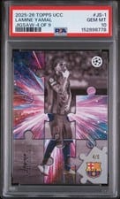 2025-26 Topps UEFA Club Competitions Jigsaw Lamine Yamal #JS-1 card