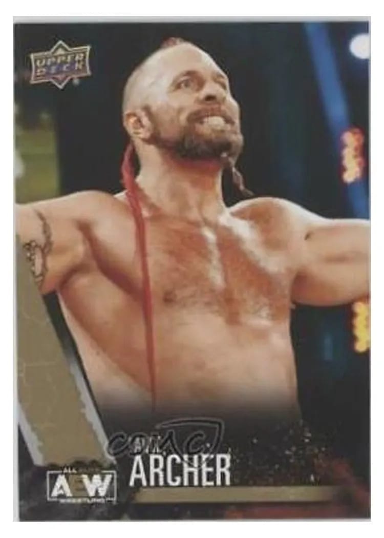2021 Upper Deck AEW Lance Archer Gold #5 card