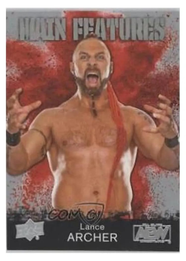 2021 Upper Deck AEW Main Features Lance Archer #MF-3 card