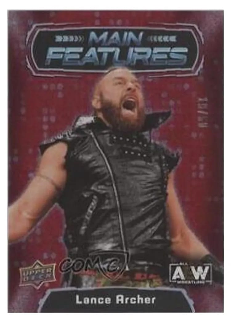 2022 Upper Deck AEW Main Features Lance Archer Red #MF-23 card