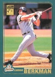 2001 Topps Base Set Lance Berkman #485 card
