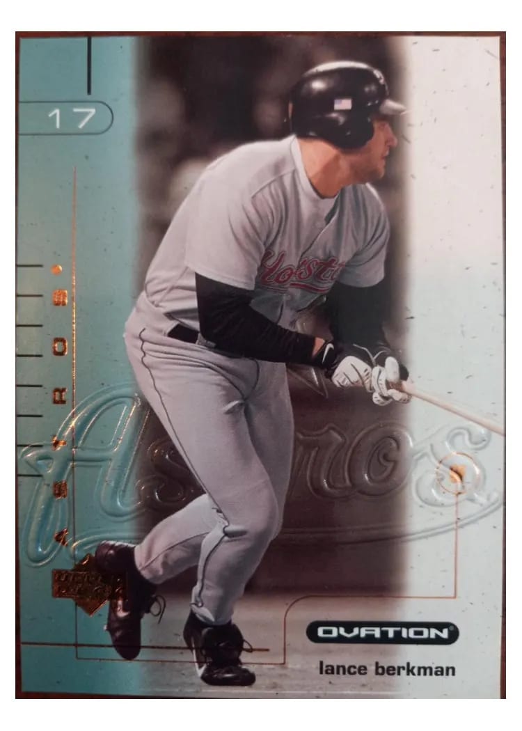 2002 Upper Deck Ovation Lance Berkman #30 card