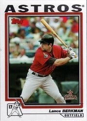 2004 Topps Base Set Lance Berkman #25 card