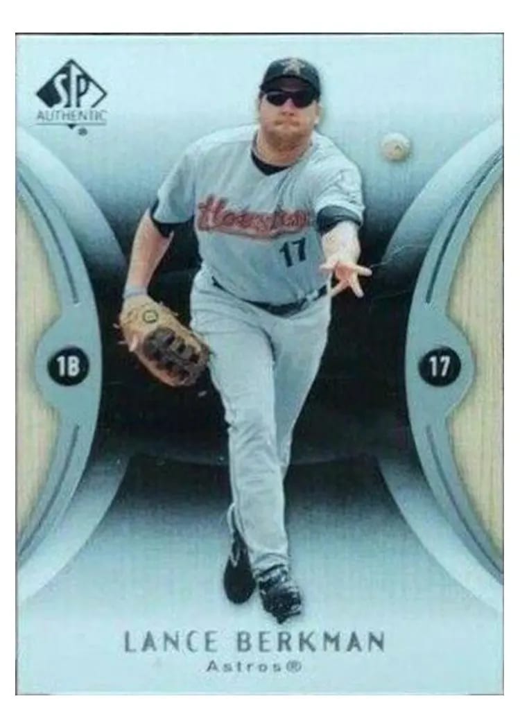 2007 SP Authentic Lance Berkman #20 card