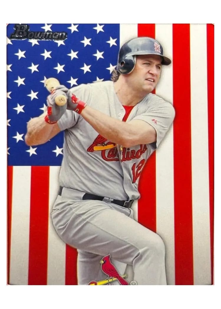 2012 Bowman Lance Berkman #36 card