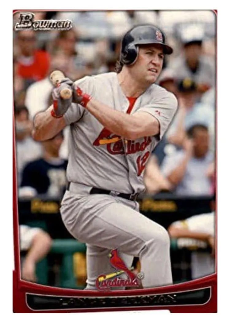 2012 Bowman Lance Berkman #36 card