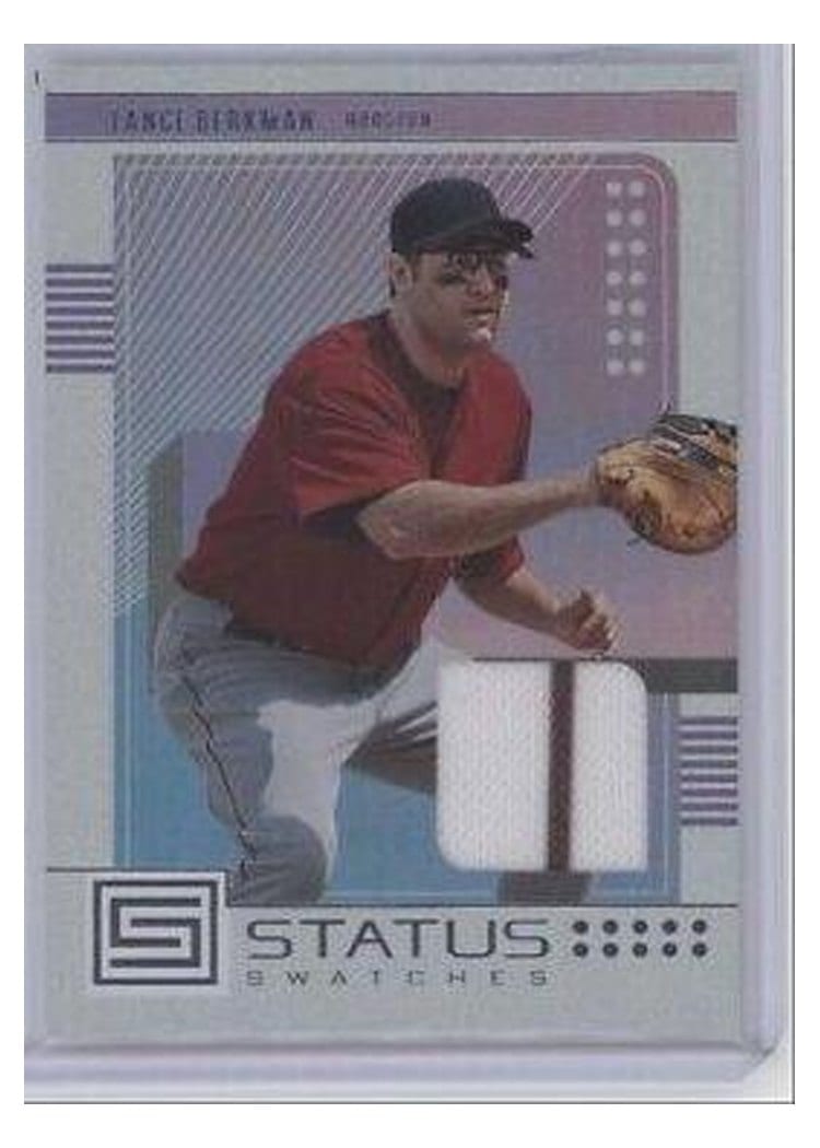 2023 Panini Chronicles Status Swatches Lance Berkman #SS-LB card