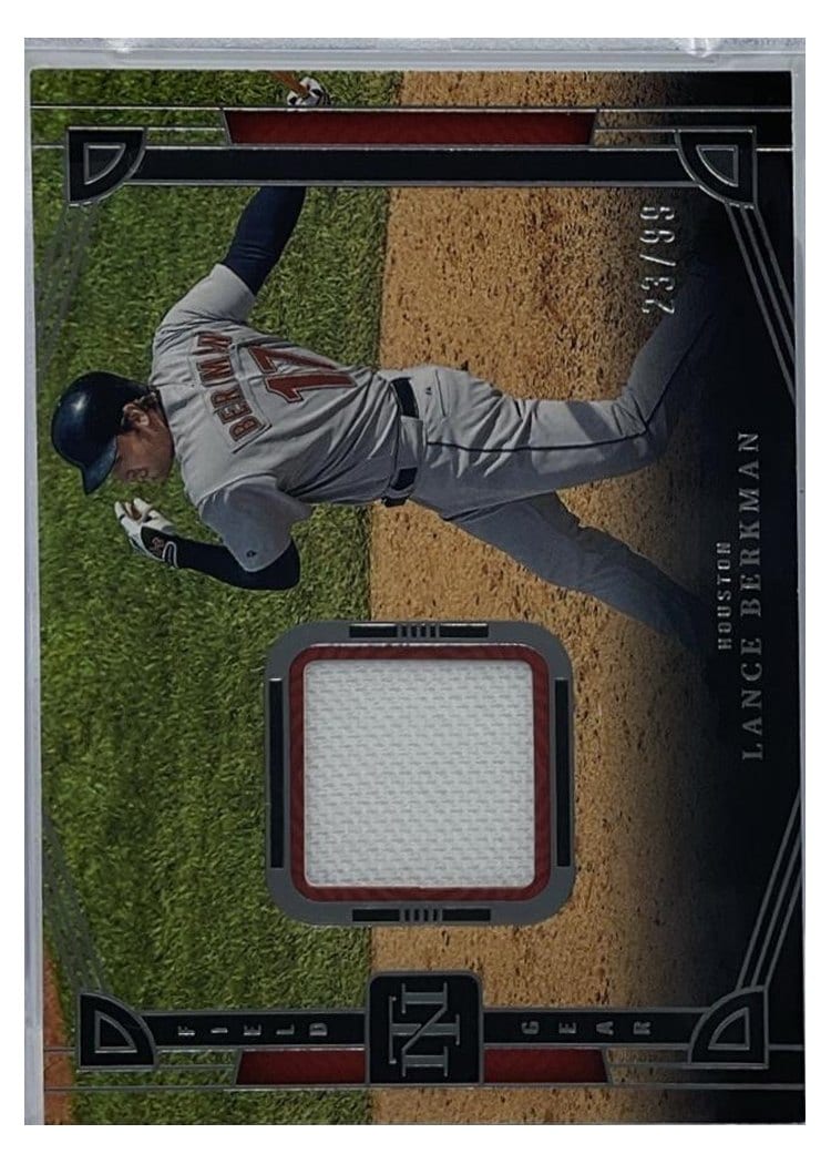 2023 Panini National Treasures Field Gear Lance Berkman #2 card