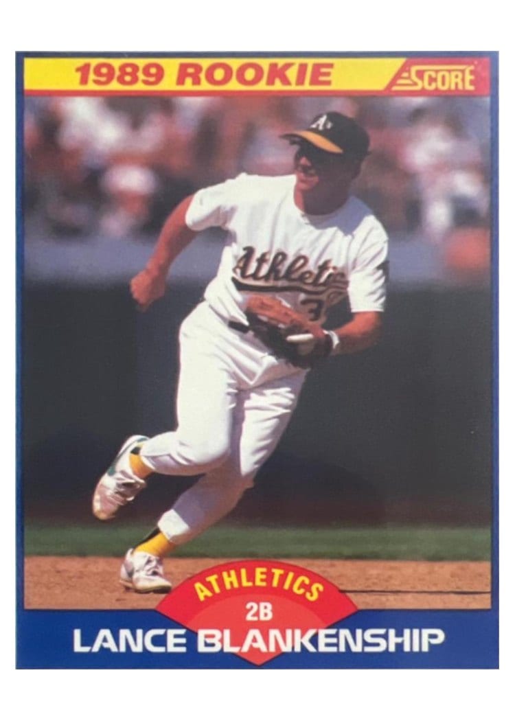 1989 Score Lance Blankenship #641 card