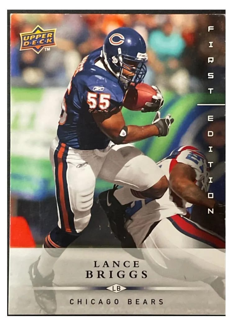 2008 Upper Deck First Edition Lance Briggs #25 card
