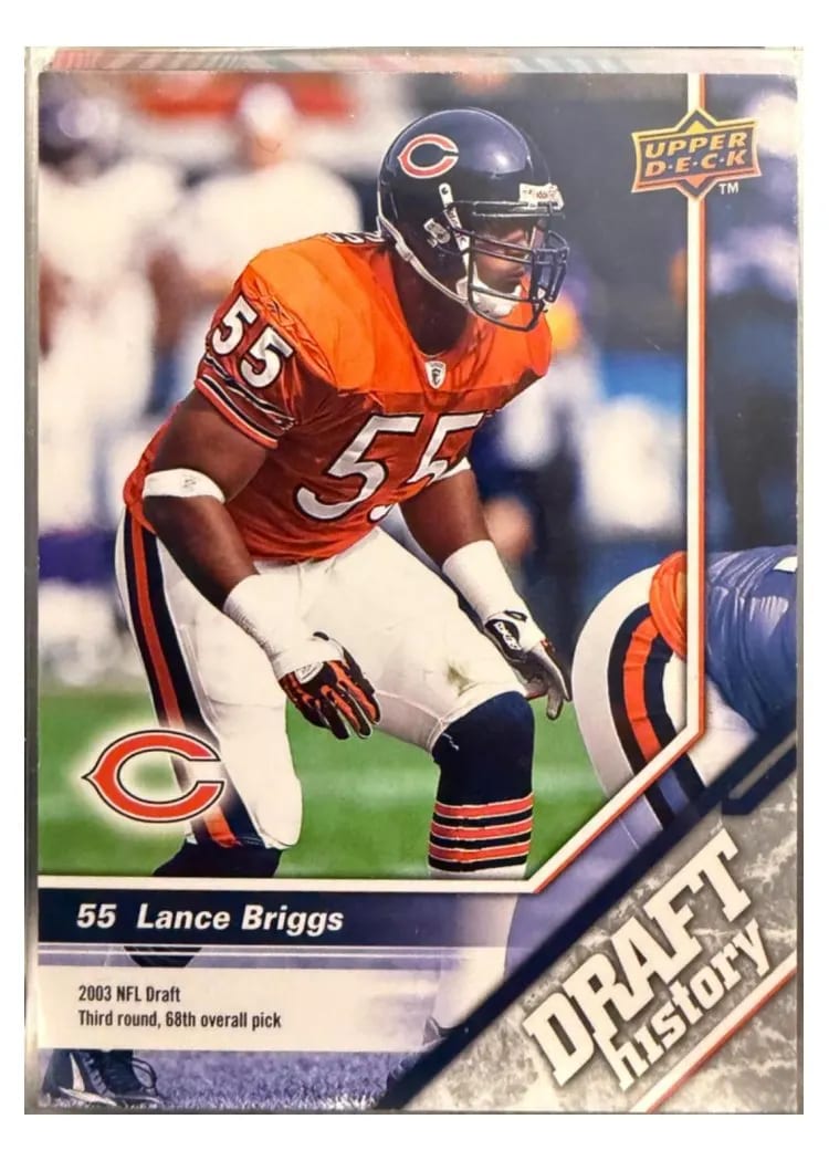2009 Upper Deck Draft Edition Lance Briggs #197 card