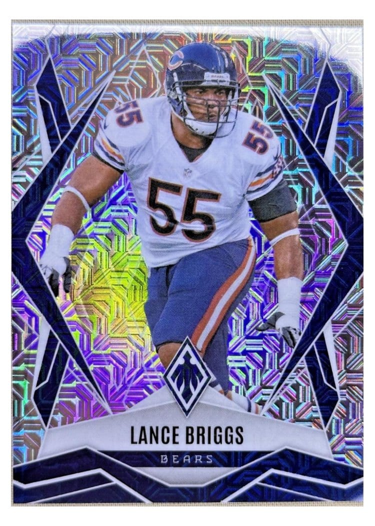 2025 Panini Phoenix Base Set Lance Briggs Silver Mojo #90 card