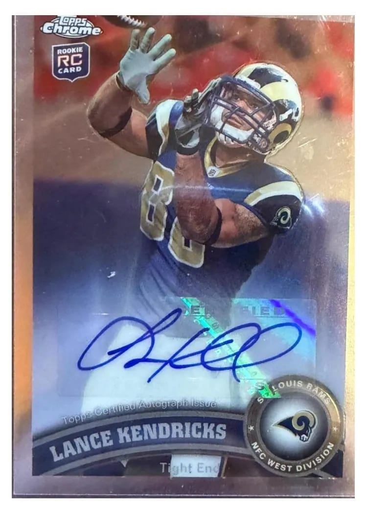 2011 Topps Chrome Lance Kendricks #13 card