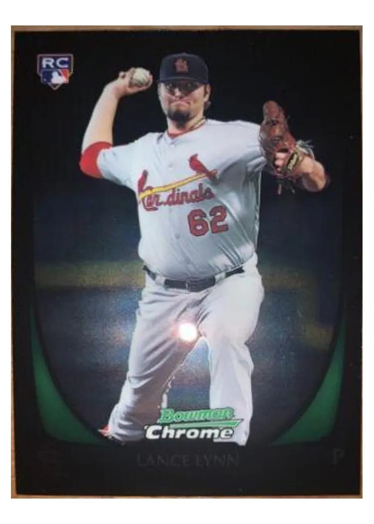 2011 Bowman Chrome Draft Lance Lynn #65 card