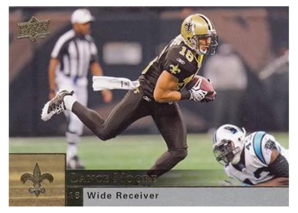 2009 Upper Deck Lance Moore #124 card