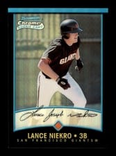 2001 Bowman Chrome Lance Niekro #317 card