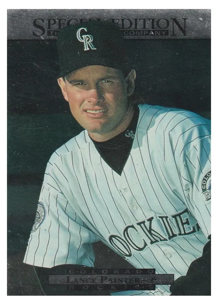 1995 Upper Deck Special Edition LANCE PAINTER #103 card