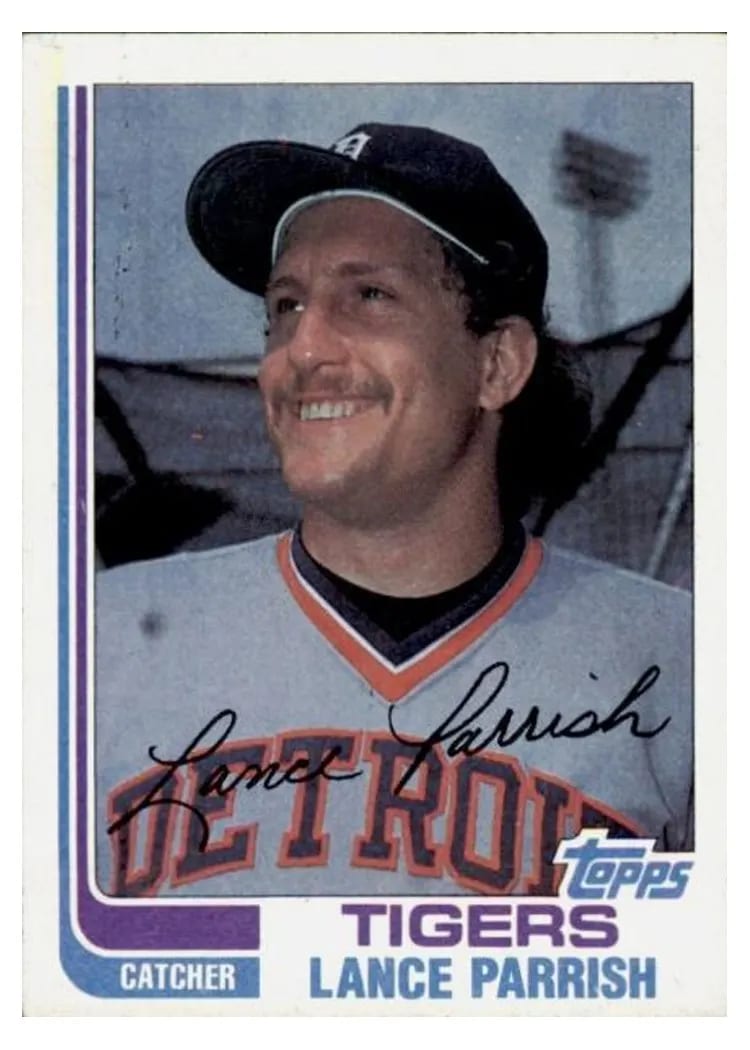 1982 Topps Lance Parrish #535 card