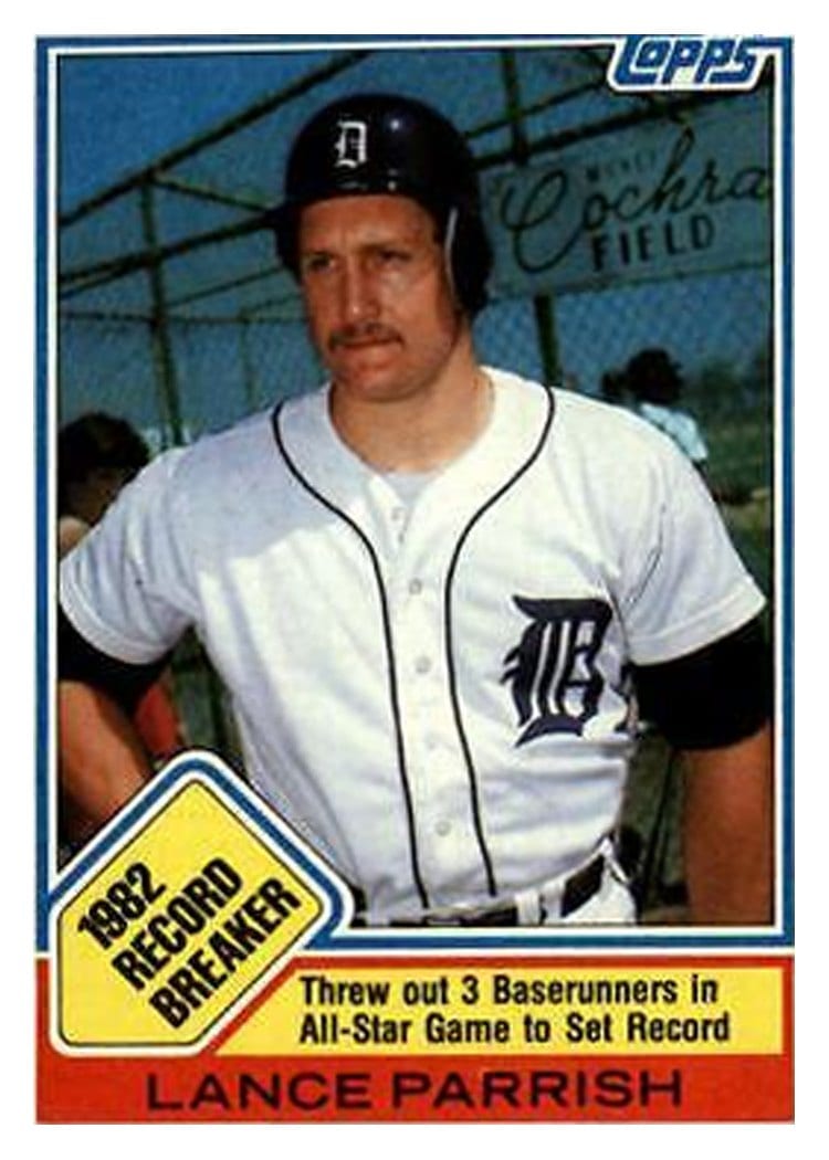 1983 Topps Lance Parrish #4 card