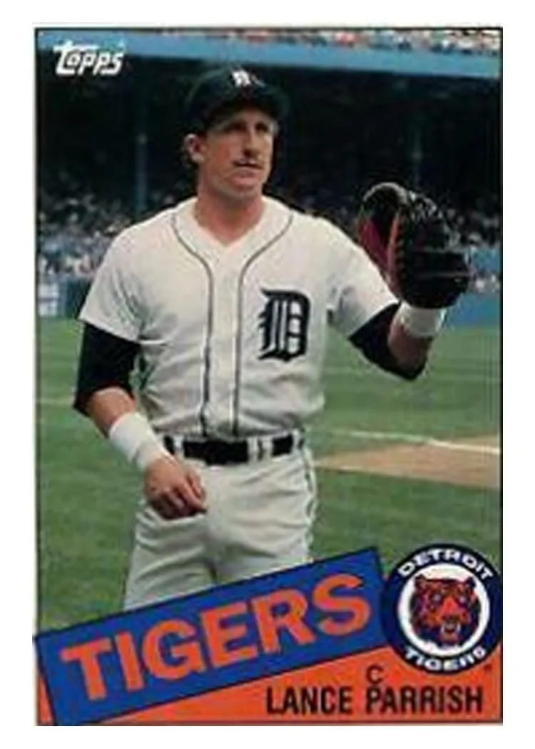 1985 Topps Super Lance Parrish #55 card
