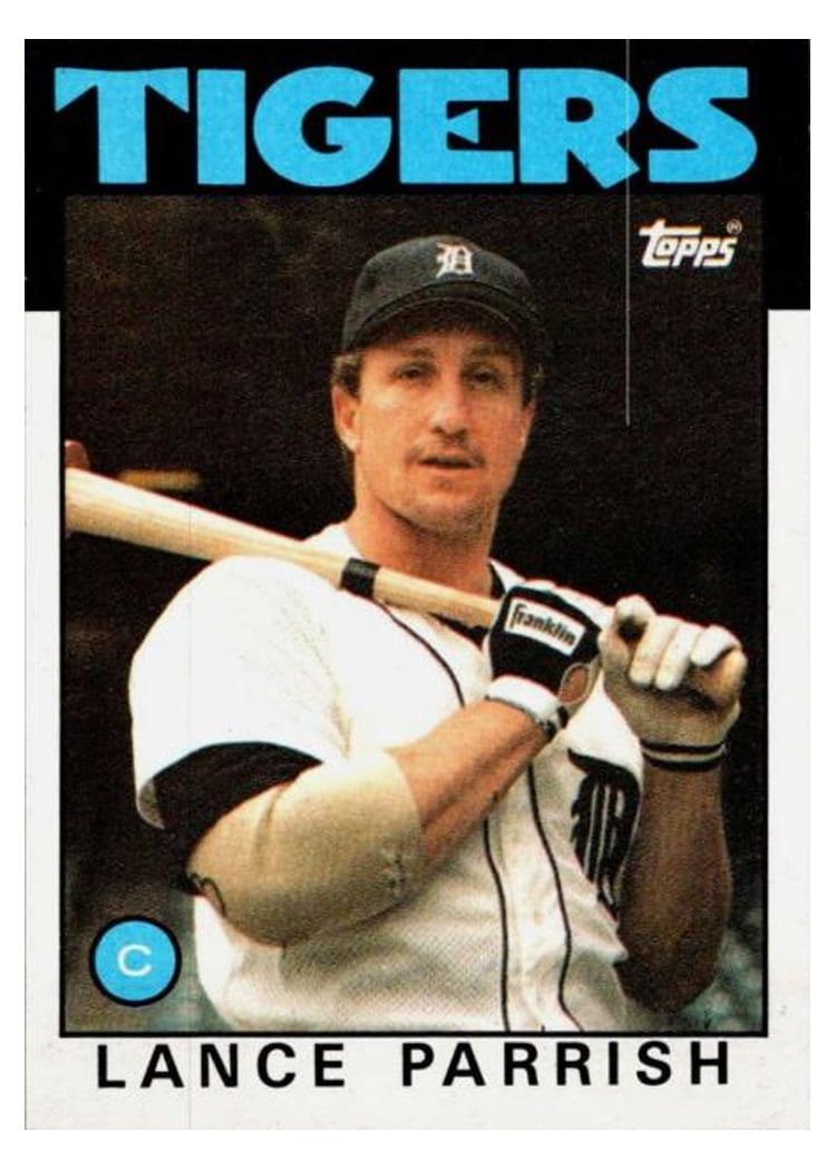 1986 Topps Lance Parrish #740 card