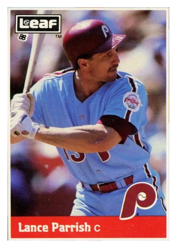 1988 Leaf Lance Parrish #130 card