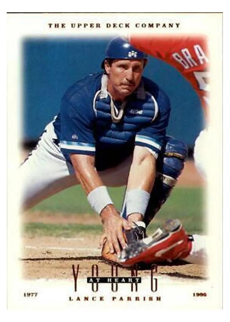 1996 Upper Deck Lance Parrish #104 card