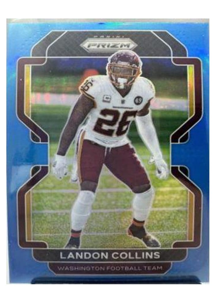 2021 Panini Prizm Base Set Landon Collins Light Blue Prizm #215 card