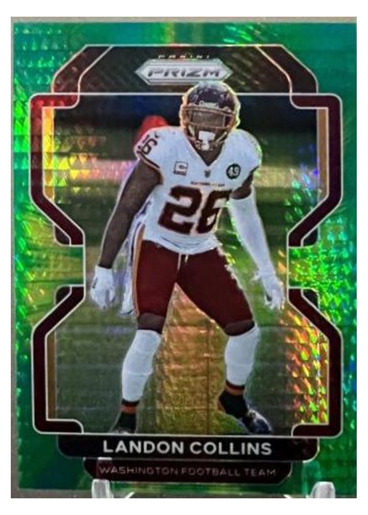 2021 Panini Prizm Base Set Landon Collins Snakeskin Prizm #215 card