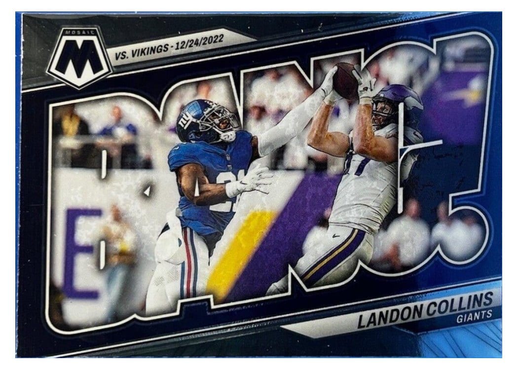 2023 Panini Mosaic Bang! Landon Collins #B-LC card